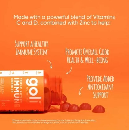 Goli Nutrition Triple acción inmunológica Vitamin C