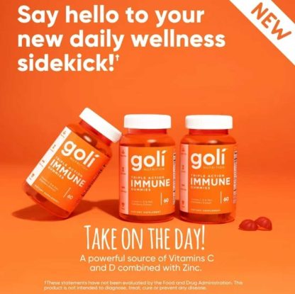 Goli Nutrition Triple acción inmunológica Vitamin C