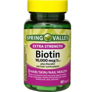 Spring Valley Extra Strength Biotin + Keratina