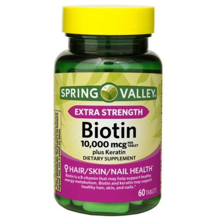 Spring Valley Extra Strength Biotin + Keratina