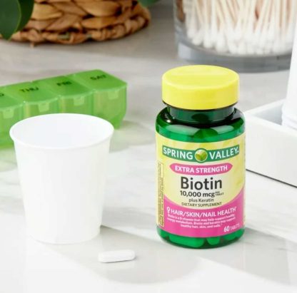 Spring Valley Extra Strength Biotin + Keratina